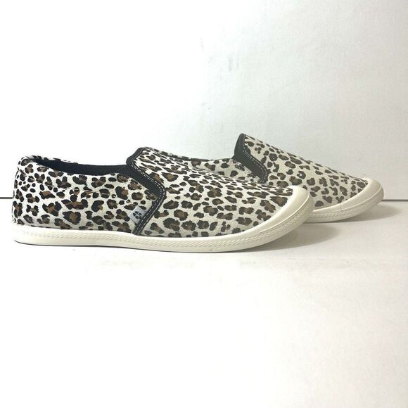Tommy Bahama Fabric Shoe Womens Size 9 Cheetah Print Slip On Comfort Casual Flat - Picture 4 of 11